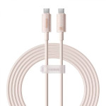 Кабель BASEUS Habitat Series Fast Charging Cable Type-C to Type-C 100W 2м Wheat Pink (P10360202421-01)