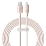 Кабель BASEUS Habitat Series Fast Charging Cable USB to iP 2.4A 2м Wheat Pink (P10360200421-01)