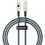 Кабель BASEUS Unbreakable Series Fast Charging Data Cable Type-C to Type-C 100W 1м Stellar White (P10355800221-00)