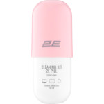 Набор для чистки гаджетов и электроники 2E Delicate Cleaning Pill + салфетка 20см White/Pink 140мл (2E-SK140PN)