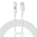 Кабель BASEUS Gem Fast-Charging Data Cable USB to USB-C 100W 2м Moon White (P10373002211-01)