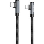 Кабель BOROFONE BU50 Elbow Magnetic PD USB-C to Lightning 1м Black