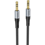 Кабель HOCO UPA26 Fresh AUX Audio Cable mini-jack 3.5mm 1м Black (6942007608800)