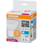 Лампочка LED OSRAM LED Value PAR16 GU10 5W 6500K 220V (4058075689572)