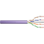 Кабель мережевий DIGITUS UTP Cat.6 LSZH 4x2x0.57 CU фіолетовий 100м (DK-1613-VH-1)