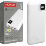 Повербанк TITANUM TPB-WQ55 10000mAh White