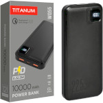 Повербанк TITANUM TPB-WQ55 10000mAh Black