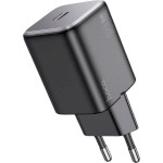 Зарядний пристрій HOCO N40 Mighty 1xUSB-C, PD20W Black (6942007616966)