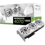 Відеокарта PNY GeForce RTX 4070 Ti Super 16GB Verto OC Triple Fan DLSS 3 White (VCG4070TS16TFWXPB1-O)