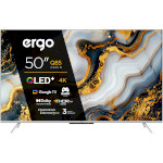 Телевізор ERGO 50" QLED 4K 50JUQ85 Silver