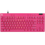 Клавіатура LOGITECH G Pro X TKL Rapid Wired Gaming Keyboard Magenta (920-013253)