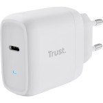 Зарядний пристрій TRUST Maxo 45W 1xUSB-C Charger White w/Type-C to Type-C cable (25138)