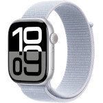 Смарт-годинник APPLE Watch Series 10 GPS 46mm Silver Aluminum Case with Blue Cloud Sport Loop (MWWN3QH/A)