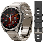 Смарт-годинник GARMIN Fenix 8 Sapphire 47mm Titanium with Vented Titanium Bracelet (010-02904-40)