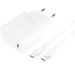 Зарядний пристрій PROOVE Silicone Power 30W 1xUSB-C, PD3.0, QC3.0 White w/Type-C to Type-C cable