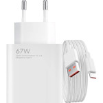 Зарядний пристрій XIAOMI 67W HyperCharge Combo White w/Type-C cable (BHR9465EU)