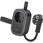 Сетевой фильтр HOCO NS6 Black, 1xUSB-C, 2xUSB, 1.1м