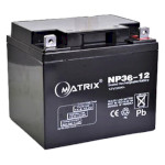 Акумуляторна батарея MATRIX NP36-12 (12В, 36Агод)