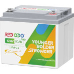 Акумуляторна батарея REDODO LiFePO4 12V 50Ah Pro (12.8В, 50Агод, 4S4P/BMS)