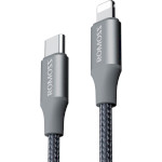 Кабель ROMOSS CB1737 USB-C to Lightning PD 27W 1м Gray (CB1737-631-G43H)