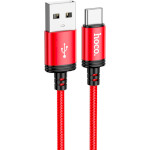 Кабель HOCO X89 Wind USB-A to Type-C 1м Red