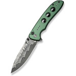 Складной нож CIVIVI Hyperpulse Damascus Blade Aluninium Handle Green