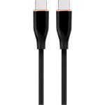 Кабель CABLEXPERT Premium Silicon Type-C to Type-C PD 60W 1.5м Black (CC-USB2S-CMCM-1.5M-BK)