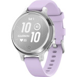 Смарт-годинник GARMIN Lily 2 Active Silver with Purple Jasmine Silicone Band (010-02891-01)