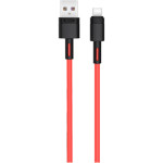 Кабель XO NB166 USB-A to Lightning 1м Red