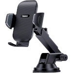 Автотримач для смартфона BASEUS UltraControl Go Series Clamp-Type Phone Holder Suction Cup Version Black (C40361600111-00)