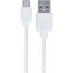 Кабель XO NB36 USB-A to Micro-USB 1м White