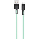 Кабель XO NBQ166 USB-A to Micro-USB 1м Green