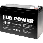 Акумуляторна батарея HUB POWER HE-127 (12В, 7Агод)