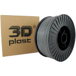 Пластик (филамент) для 3D принтера 3DPLAST PETG 1.75mm, 3кг, Gray