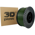 Пластик (филамент) для 3D принтера 3DPLAST PETG 1.75mm, 3кг, Khaki