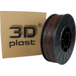 Пластик (филамент) для 3D принтера 3DPLAST PETG 1.75mm, 0.85кг, Brown