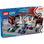 Конструктор LEGO City Гараж F1 и гоночные болиды Mercedes-AMG и Alpine 678дет. (60444)