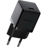 Зарядний пристрій BASEUS Palm Fast Charger 1C 20W EU Cluster Black (P10111602113-00)