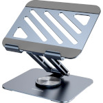 Підставка для ноутбука BOROFONE BH115 Vito Metal Rotating Tablet Holder Metal Gray