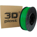 Пластик (філамент) для 3D принтера 3DPLAST PLA 1.75mm, 0.85кг, Green