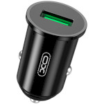 Автомобільний зарядний пристрій XO CC35 1xUSB-A, QC3.0, 18W Car Charger Black (XO-CC35-BK)