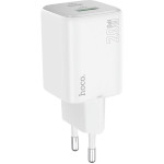 Зарядний пристрій HOCO N41 Almighty 1xUSB-A, 1xUSB-C, PD20W, QC3.0 White (6942007617031)