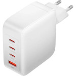 Зарядний пристрій VENTION Four-Port 3xUSB-C, 1xUSB-A PD3.1, QC4.0 140W GaN Charger White (FEIW0-EU)