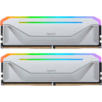 Модуль пам'яті APACER Nox RGB DDR5 DDR5 6000MHz 32GB Kit 2x16GB Silver (AH5U32G60C622NWAA-2)