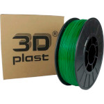 Пластик (филамент) для 3D принтера 3DPLAST PETG 1.75mm, 3кг, Green