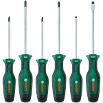 Набор отвёрток BOSCH Screwdriver Set 6-Piece 6шт (1.600.A02.BX7)