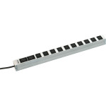 Блок розеток ZPAS LZ-167, 10xC13, 2xC19, 16А, без вимикача, 3м (W-LZ16-70-00-000)