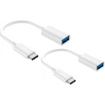 Адаптер OTG XOKO AC-230 USB-A to Type-C 2-pack White (XK-AC230-WH2)