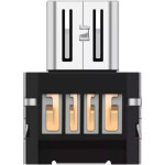 Адаптер XOKO AC-055 USB-A to Micro-USB Silver (XK-AC055-SL)