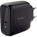 Зарядний пристрій TRUST Maxo 65W 1xUSB-C Charger Black w/Type-C to Type-C cable (24817)